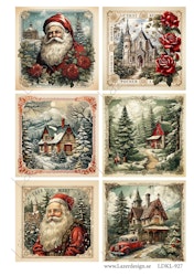 LDKL-927 Klippark Vintage Julmotiv