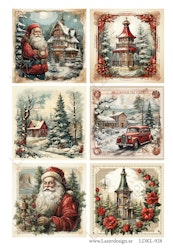 LDKL-928 Klippark Vintage Julmotiv