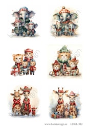 LDKL-982 Klippark Julmotiv Djur