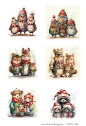 LDKL-984 Klippark Julmotiv Djur