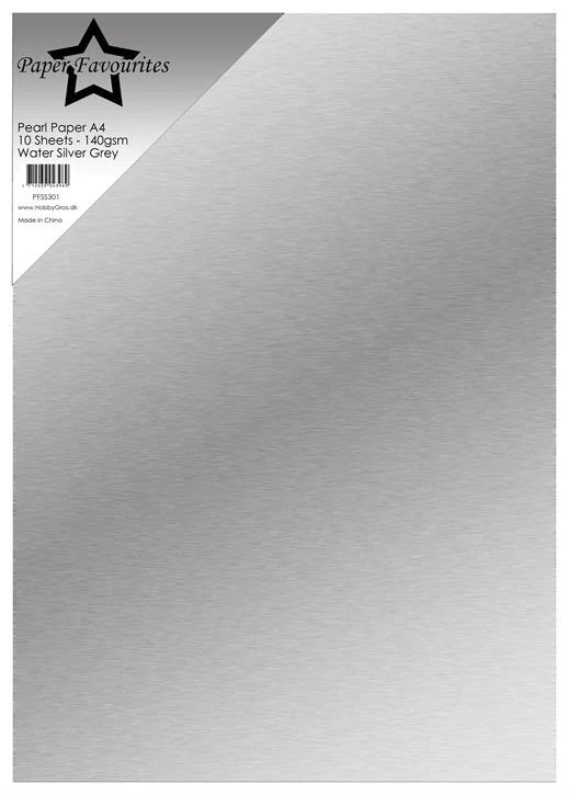 PFSS301  1 st Pärlemor - A4 Water Silver Grey