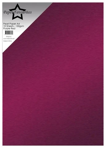 PFSS314  1 st Pärlemor - A4 Purple Red