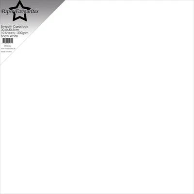 PFSS524 Smooth Cardstock Snow White