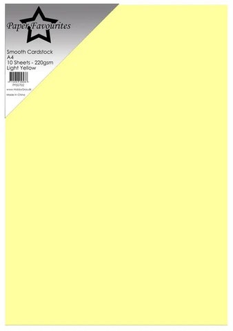 PFSS702- Smooth Cardstock Gul A4
