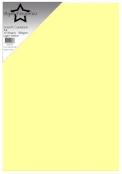 PFSS702- Smooth Cardstock Gul A4