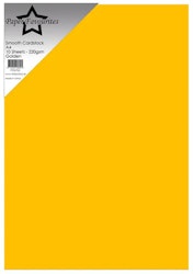 PFSS703- Smooth Cardstock Golden A4