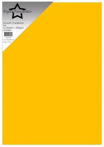 PFSS703- Smooth Cardstock Golden A4