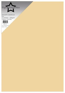 PFSS710- Smooth Cardstock Yellow Orchre A4