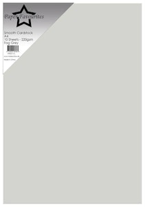 PFSS715- Smooth Cardstock Fog Grey A4