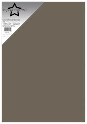 PFSS720-Smooth Cardstock Smokey Grey A4