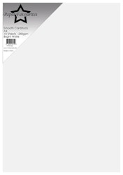 PFSS722-Smooth Cardstock Bright White A4