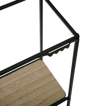 Bokhylla Stael Metall (9,5 x 33 x 33 cm)