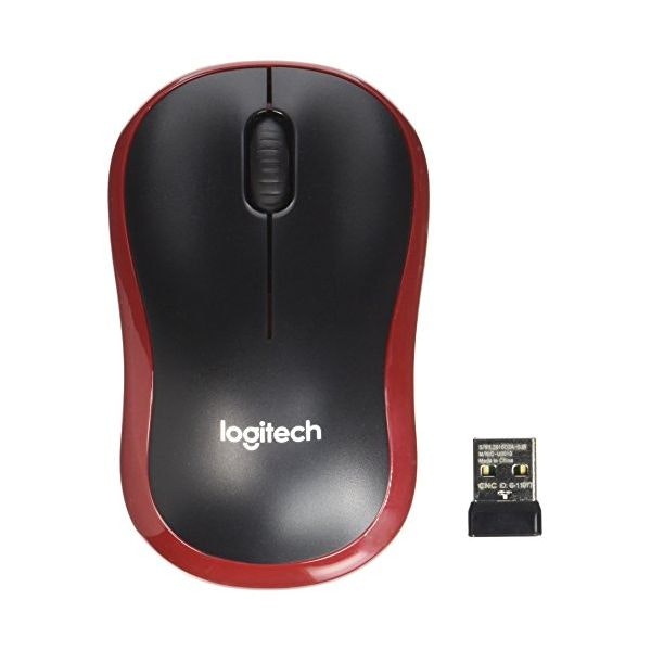 Logitech Wireless Mouse M185 Red