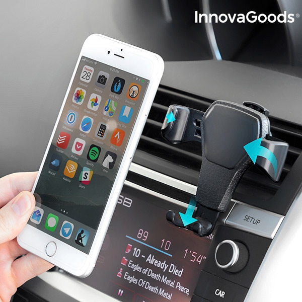 Gravitationshållaren för smartphones InnovaGoods Gadget Travel