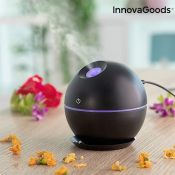 Miniluftfuktare och doftspridare Black InnovaGoods Home Deco