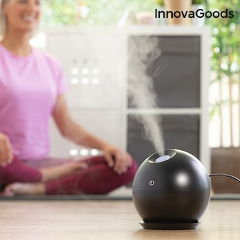 Miniluftfuktare och doftspridare Black InnovaGoods Home Deco