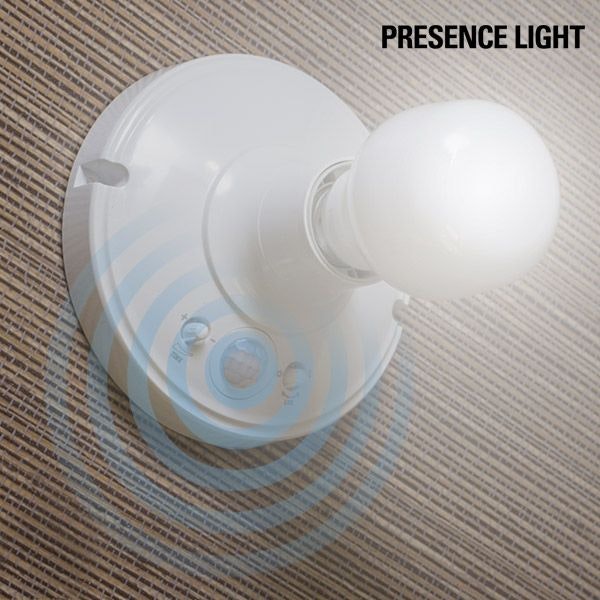 Glödlampshållaren med rörelsesensor Presence