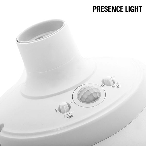 Glödlampshållaren med rörelsesensor Presence