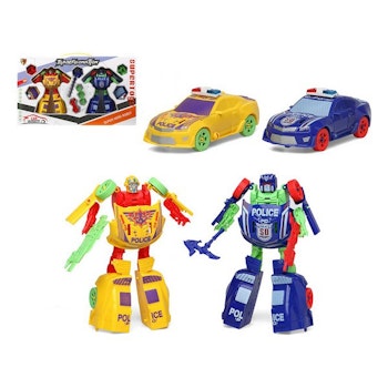 Bilrobot Gul Blå 112659 (2 st)