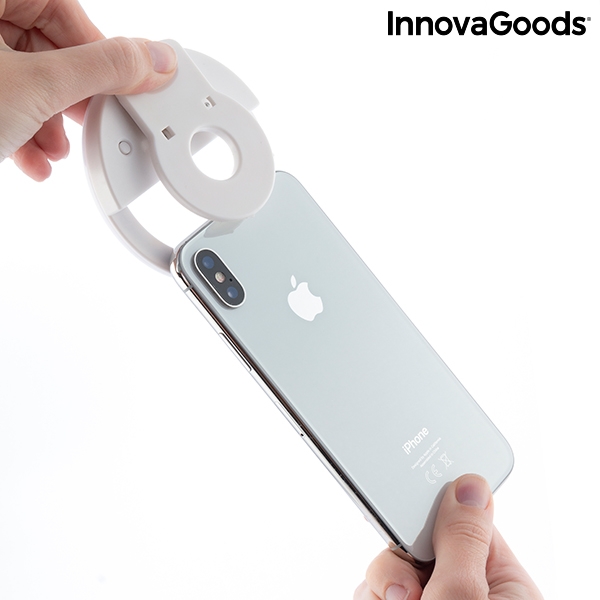 Återuppladdningsbar ljusring för selfies Instahoop InnovaGoods Gadget Tech