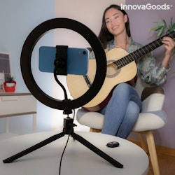 Selfie -ringljus med stativ och fjärrkontroll Youaro InnovaGoods V0103280 Gadget Tech