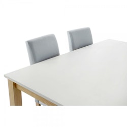 Bordsgrupp med 6 stolar DKD Home Decor Polyester Tölgy Lackad