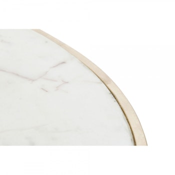 Sidobord DKD Home Decor Marmor Järn