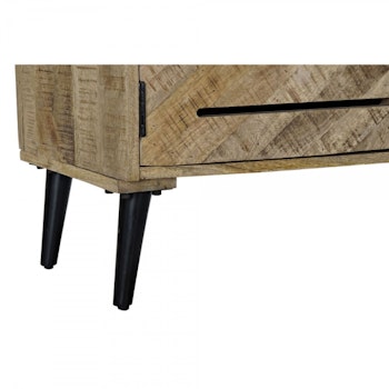 TV-möbler DKD Home Decor Brun Metall Mangoträ (150 x 59 x 40 cm
