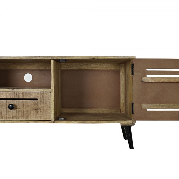 TV-möbler DKD Home Decor Brun Metall Mangoträ (150 x 59 x 40 cm
