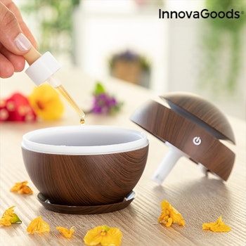 Miniluftfuktare och doftspridare Dark Walnut InnovaGoods