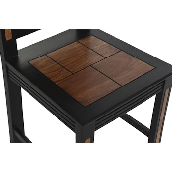 Matsalsstol DKD Home Decor Mörkbrun Akaciaträ (42 x 47 x 102 cm