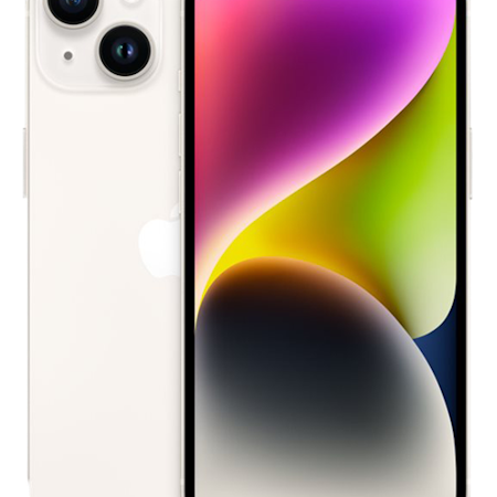 Apple iPhone 14 - 5G smartphone - Vit - 128 GB