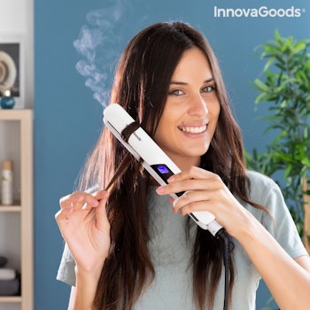 Ceramic Hair Iron with Steam Stemio InnovaGoods 36 W Wellness Beauty,