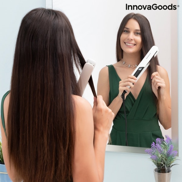 Ceramic Hair Iron with Steam Stemio InnovaGoods 36 W Wellness Beauty,