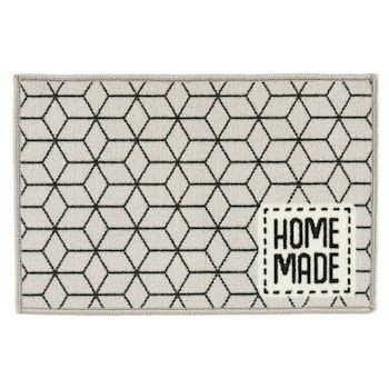 Matta Homemade Svart Grå Polyamid Latex (40 x 1 x 60 cm)