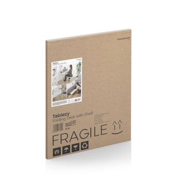 Hopfällbart skrivbord med hylla Tablezy InnovaGoods Home Living!