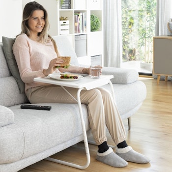 Fällbart sidobord med flera lägen Foldy Table InnovaGoods Home Living