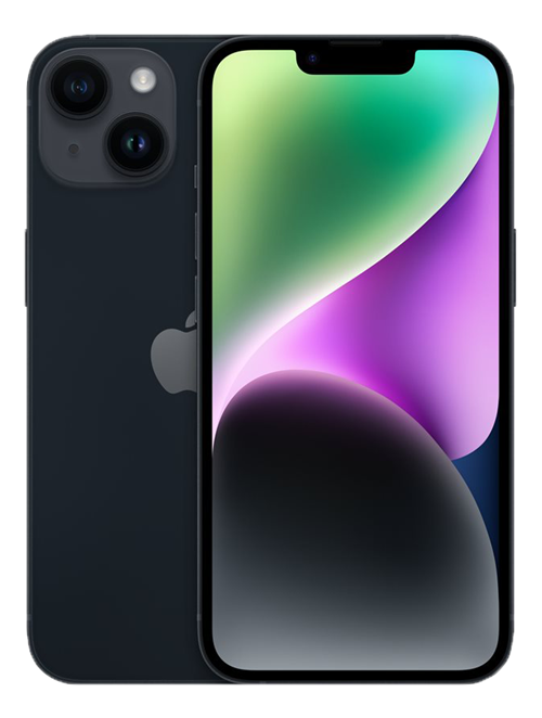 Apple iPhone 14 - 5G smartphone -Midnattsvart - Internminne 128 GB