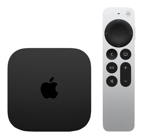 Apple TV 4K (Wi-Fi + Ethernet), 3:e generationen, AV-spelare, 128 GB, 4K UHD (2160p), 60 fps, HDR