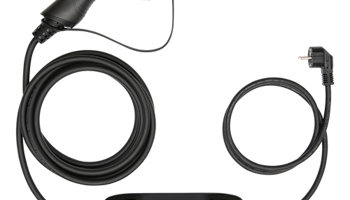 Elbil e-Charge laddkabel, Schuko till typ 2, 1 fas, 3,6KW, 5m, svart