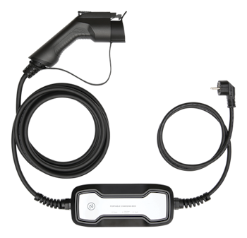 ELBIL e-Charge laddkabel, Schuko till typ 1, 1 fas, 3,6KW, 5m, svart