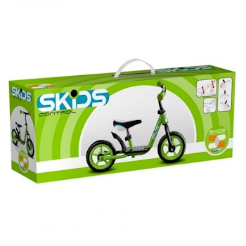 Barncykel Skids Control Stål Grön Nylon Fotpall