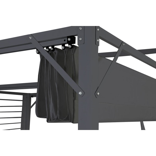 Pergola DKD Home Decor Grå 300 x 300 x 230 cm Stål