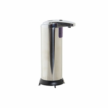 Automatisk tvålpump med sensor DKD Home Decor 8424001815951 250 ml 11,1 x 7,5 x 19 cm Silvrig Svart ABS