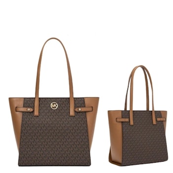 Damväska Michael Kors 35S2GNMT3B-BROWN Brun (40 x 29 x 15 cm)
