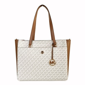 Damväska Michael Kors 35T1G5MT7B-VANILLA Beige (42 x 27 x 16 cm)