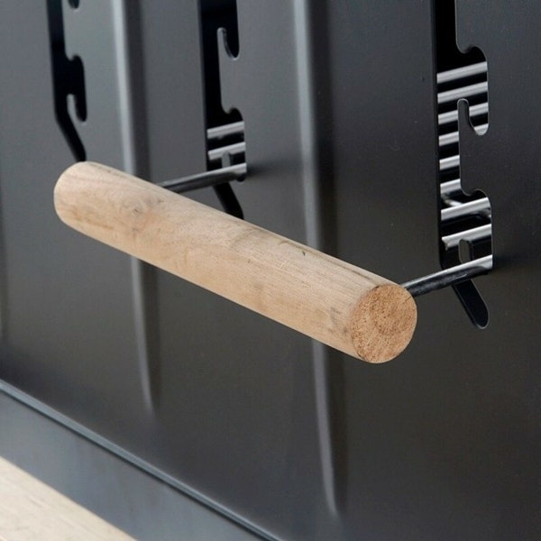 Kolgrill med hjul DKD Home Decor RC-177308 Metall Stål