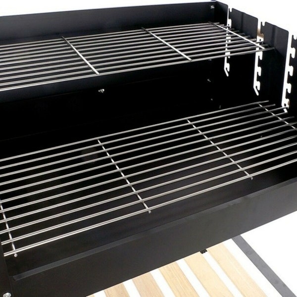Kolgrill med hjul DKD Home Decor RC-177308 Metall Stål