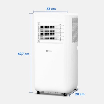 Bärbar Luftkonditionering Origial AirFeel 2250 9000 BTU/h Vit