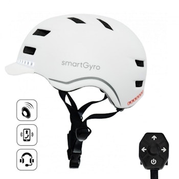 Hjälm för elscooter Smartgyro SMART PRO Vit M